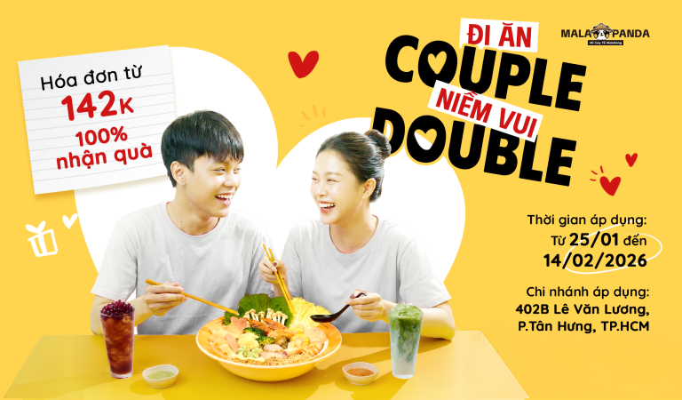 Đi Ăn Couple – Niềm Vui Double: 100% Có Quà Tại Quận 7